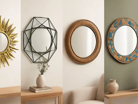 Cinq styles de miroirs décoratifs à adopter en 2025