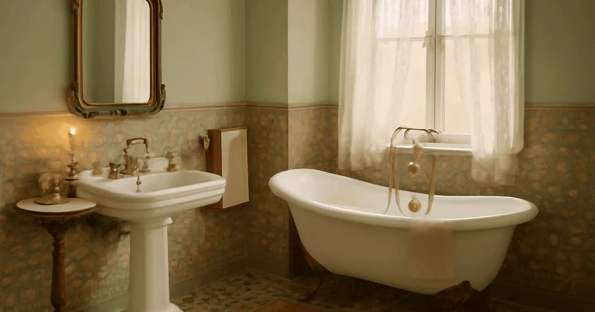 Créer une ambiance vintage dans une salle de bain