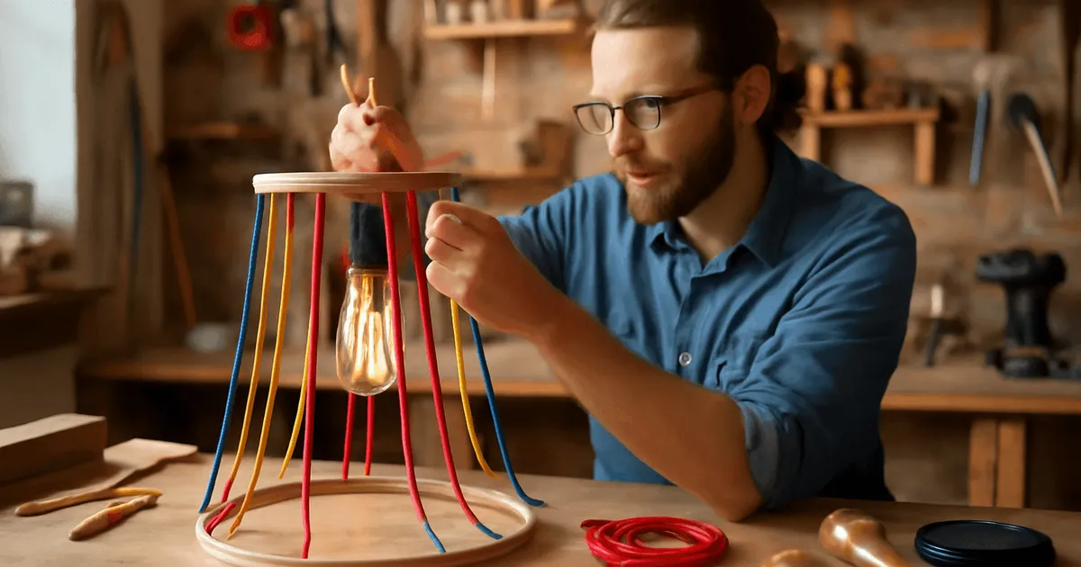 Fabriquer sa suspension luminaire pour un intérieur original