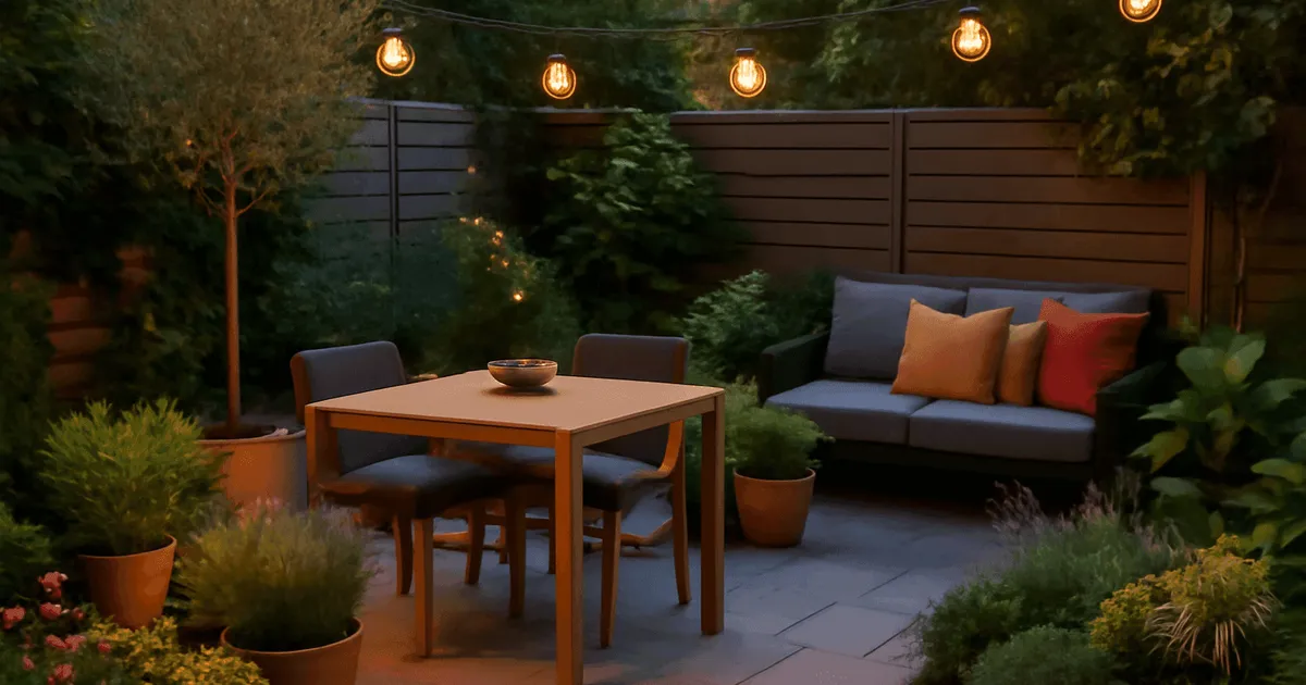 Jardin et terrasse : aménager un petit extérieur avec goût