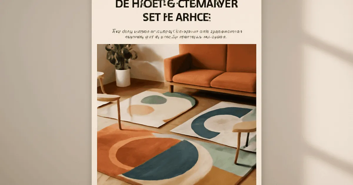 Les formes et couleurs de tapis à privilégier cette année