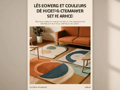 Les formes et couleurs de tapis à privilégier cette année
