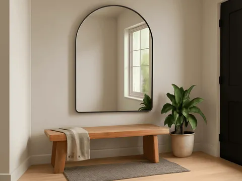 Pourquoi un miroir sur mesure peut changer l’allure de votre entrée