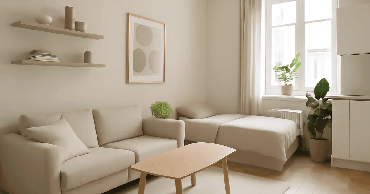 Réussir une déco minimaliste dans un studio de moins de 30m²