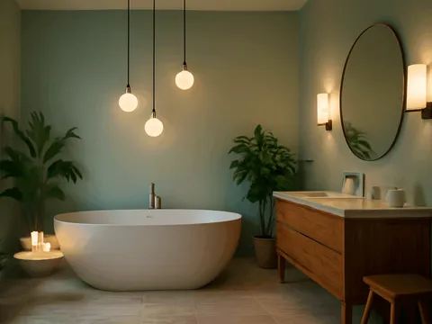 Salle de bain : jouer avec les luminaires pour une ambiance zen