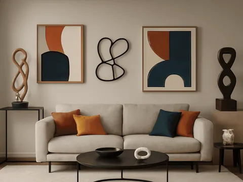 Salon : décorer les murs avec des objets d’art tendance
