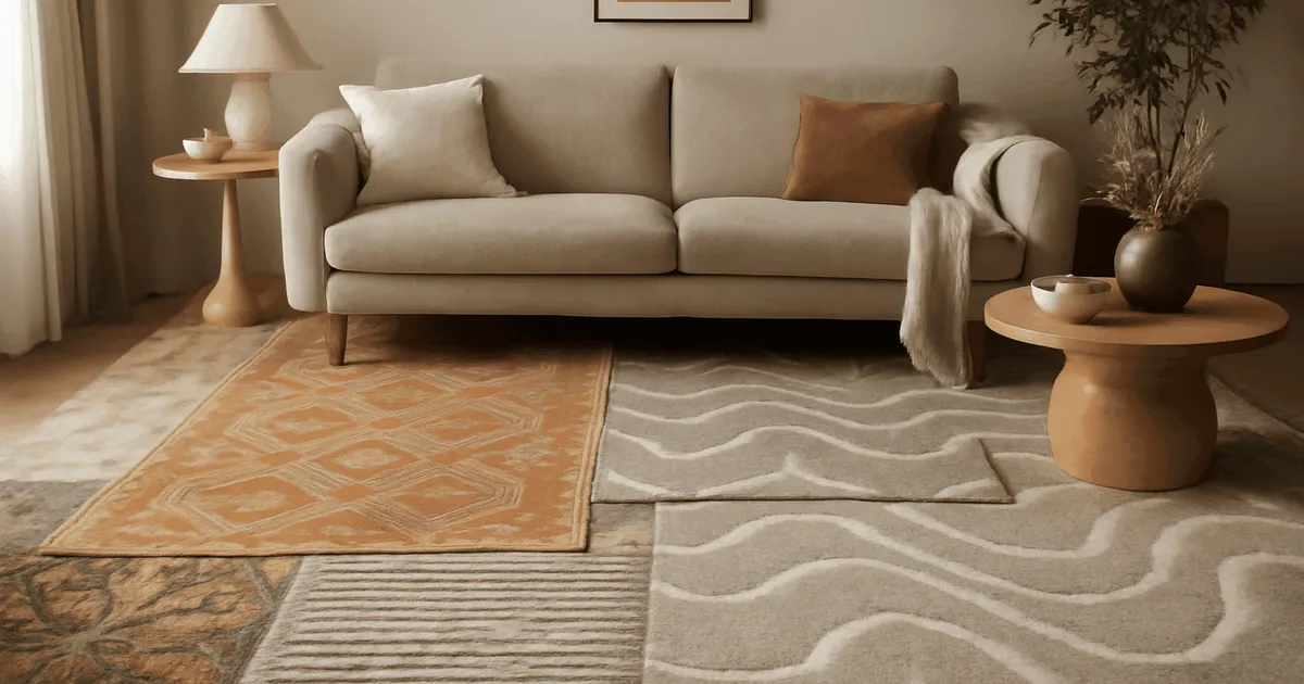 Superposer plusieurs tapis design : mode d’emploi et inspirations