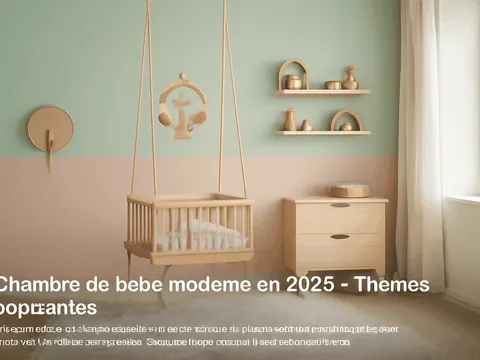 Thèmes les plus populaires en 2025 pour une chambre de bébé moderne